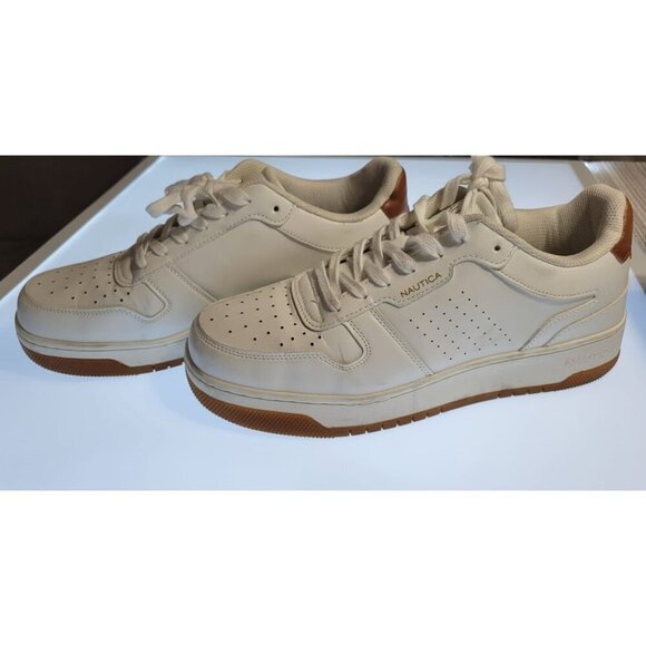 Nautica Other - Nautica Mens White Lace Up Walking Sneaker Size 11 Stafford
